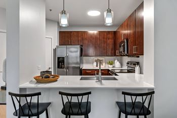Updated Kitchen at Avant at the Arboretum Apartments in Lisle, IL 60532